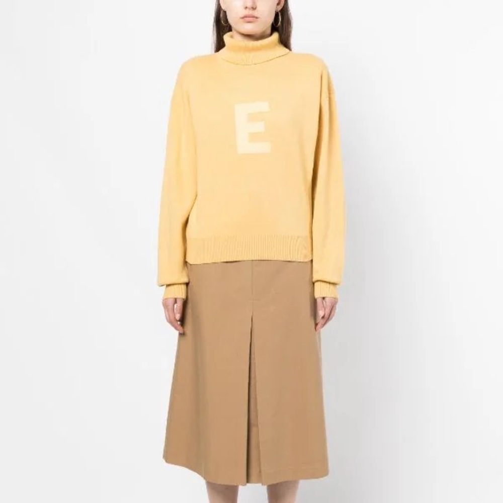 FEAR OF GOD ESSENTIALS embroidered-logo‎ turtleneck jumper sweater